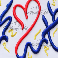 Load image into Gallery viewer, Two Names With A Connecting Heart